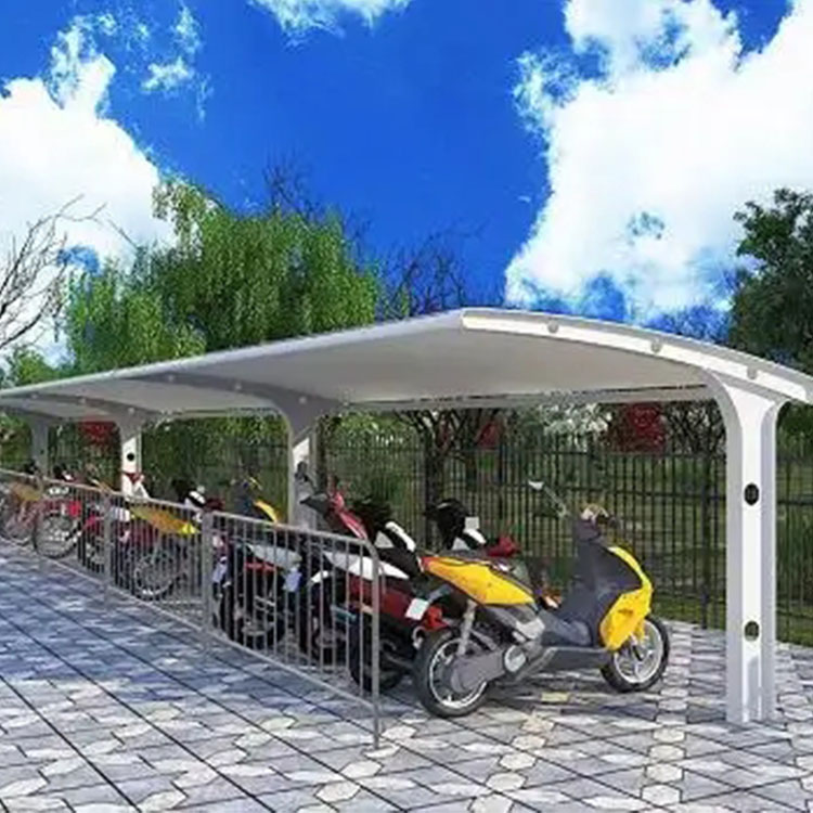 泰州膜结构电动车棚